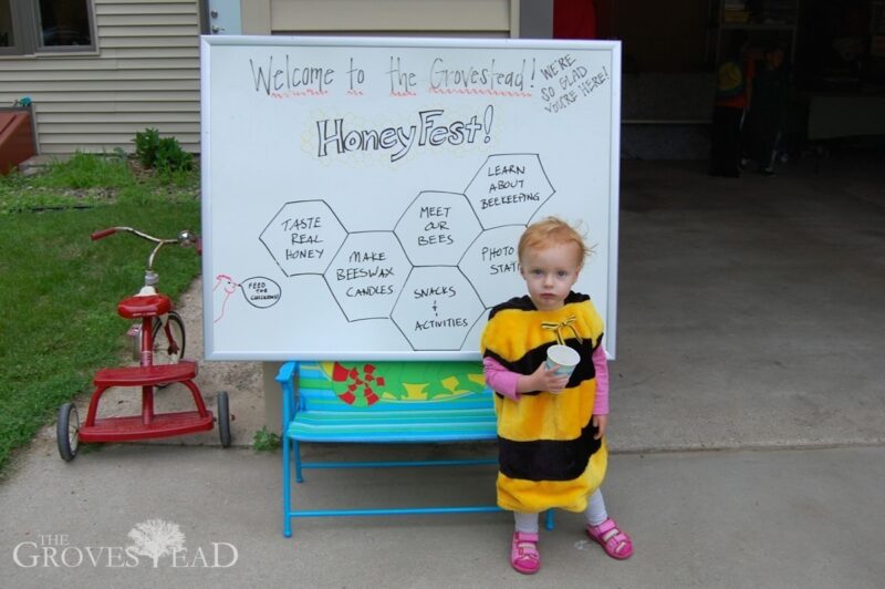 HoneyFest mascot