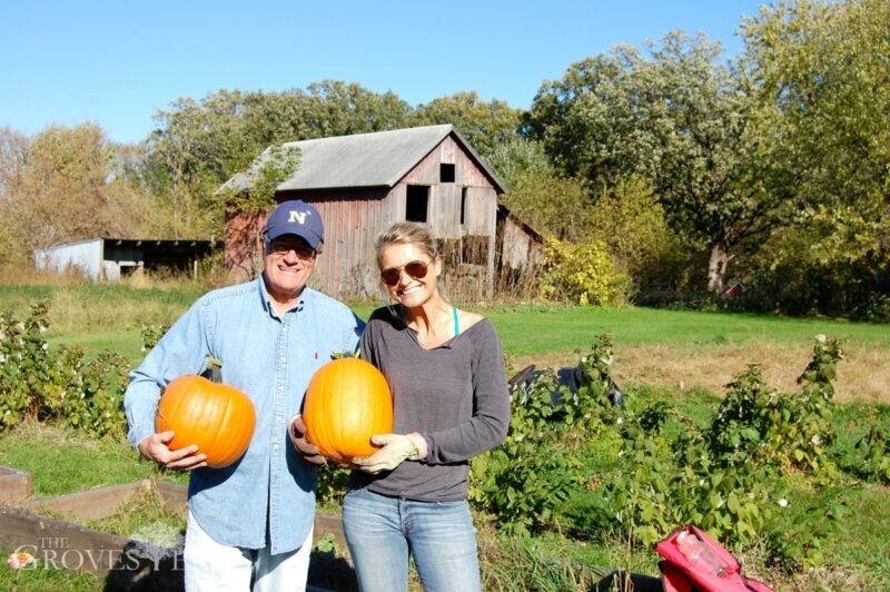 Paid with pumpkins.