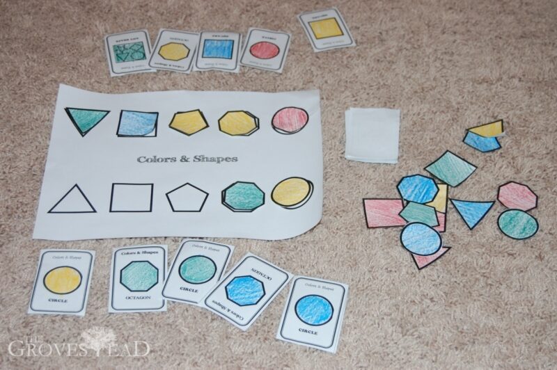 Colors & Shapes, the board game