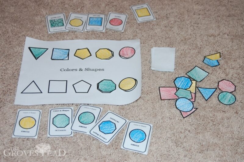 Colors & Shapes, the board game