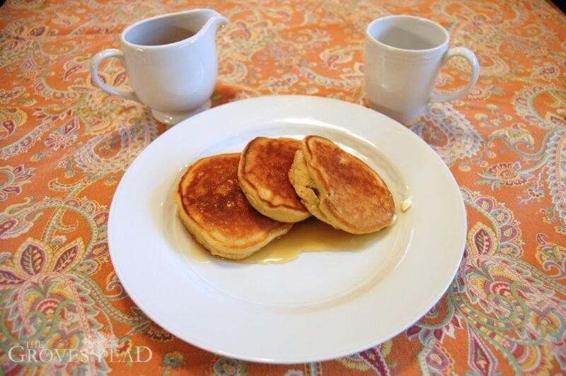 Enjoy your pure maple syrup with pancakes and a good cup of coffee.
