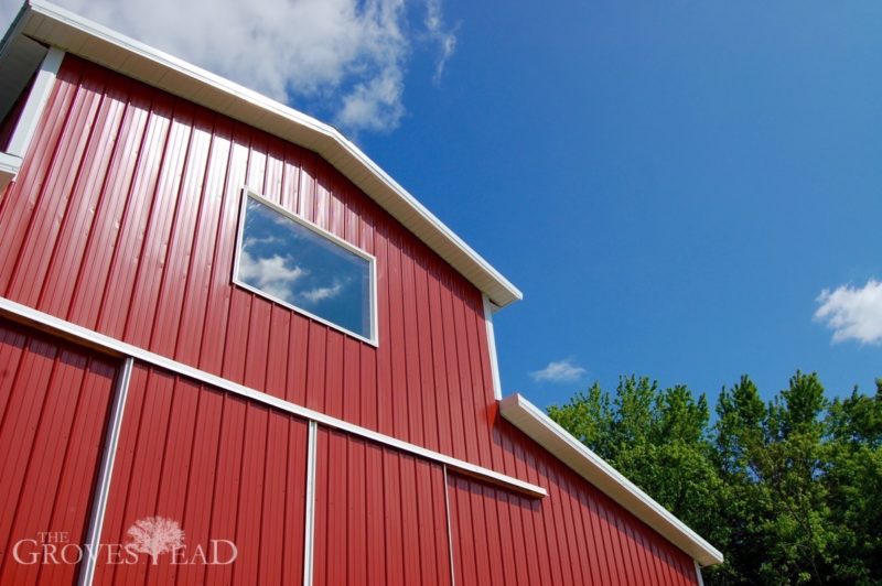 A barn with a view